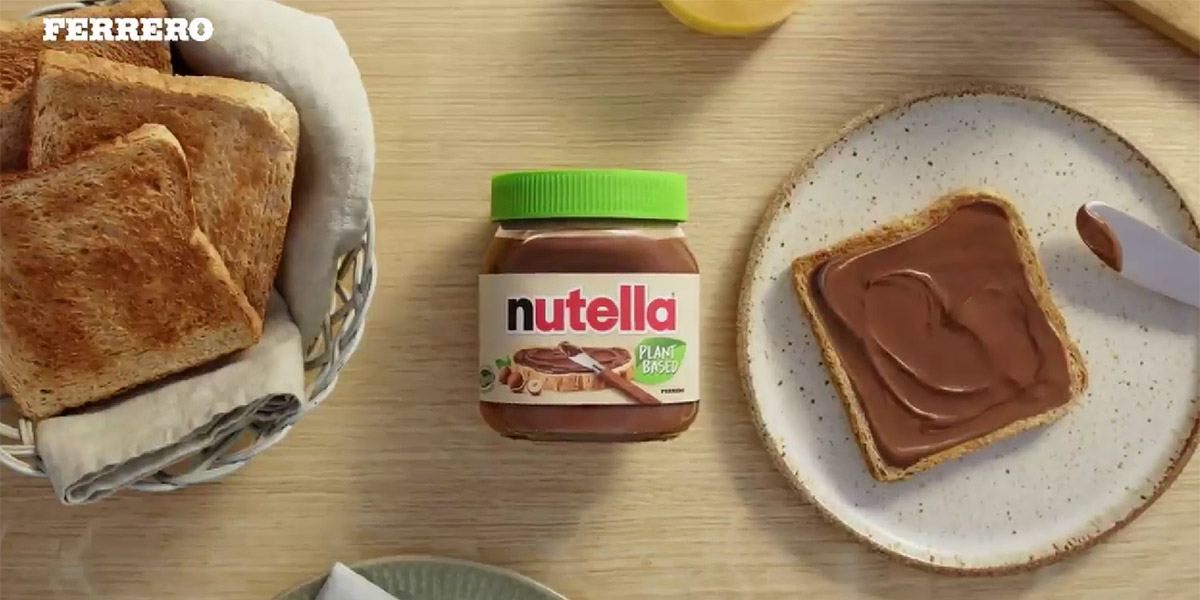 Ferrero, arriva Nutella® Plant-Based a base di ceci e sciroppo di riso